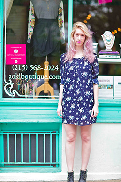STHM alumna Alina Alter opened Aoki Boutique in 2012. 