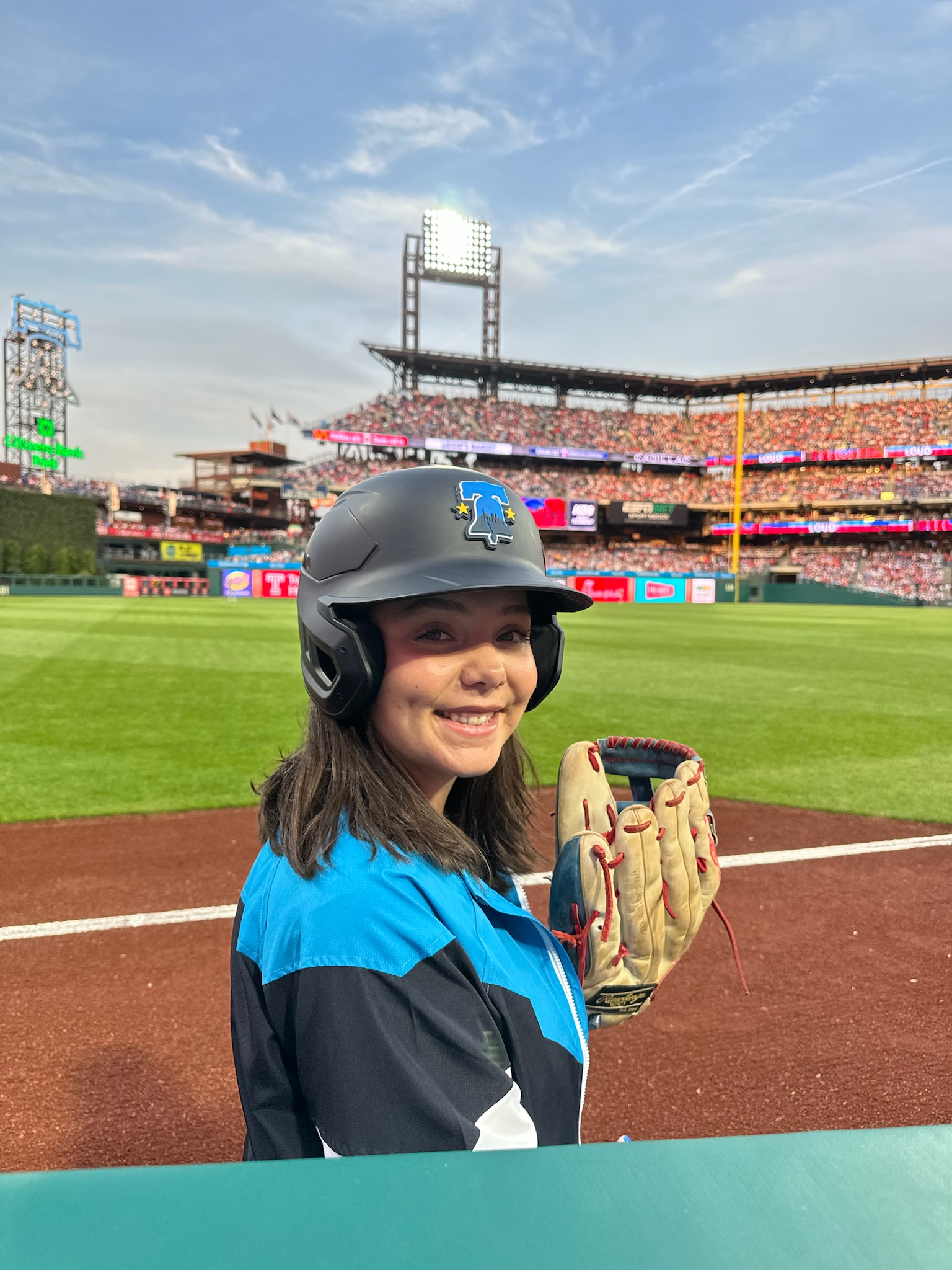 Megan Gochenauer as a Phillies Ballgirl