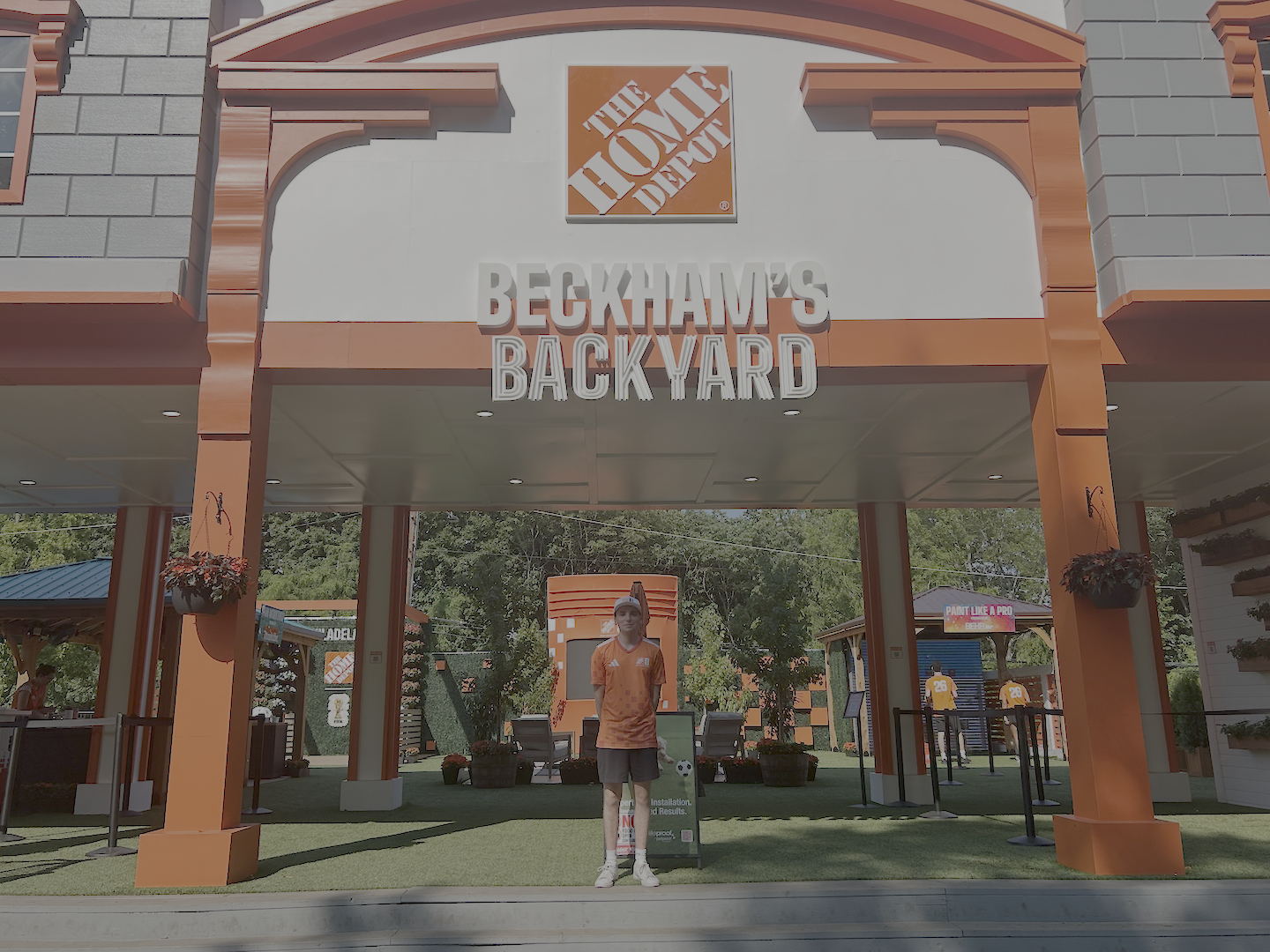 Adam Borenstein at The Home Depot Beckham’s Backyard activation center at the FIFA World Cup 2026 Fan Festival in Philadelphia, PA.