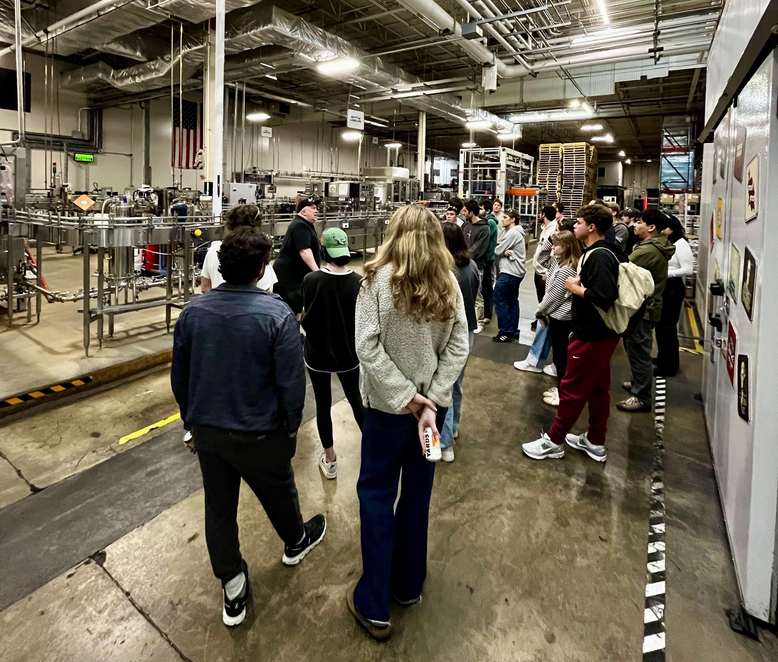 students visit Yards Brewing Company in Philadelphia